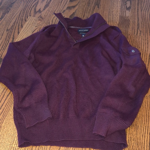 Banana republic quarter zip with button details - Picture 2 of 4